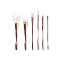 Kit ED004 com 6 pincéis para maquiagem Mademoiselle - Foto 2