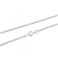 Corrente de prata alta 925 elo português  50 cm - 200254 - Foto 2