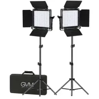 Painel de luz LED GVM 800D-RGB (kit de 2 LED´S) Seminovo - vendido - Foto 2