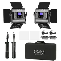 Painel de luz LED GVM 800D-RGB (kit de 2 LED´S) Seminovo - vendido - Foto 7