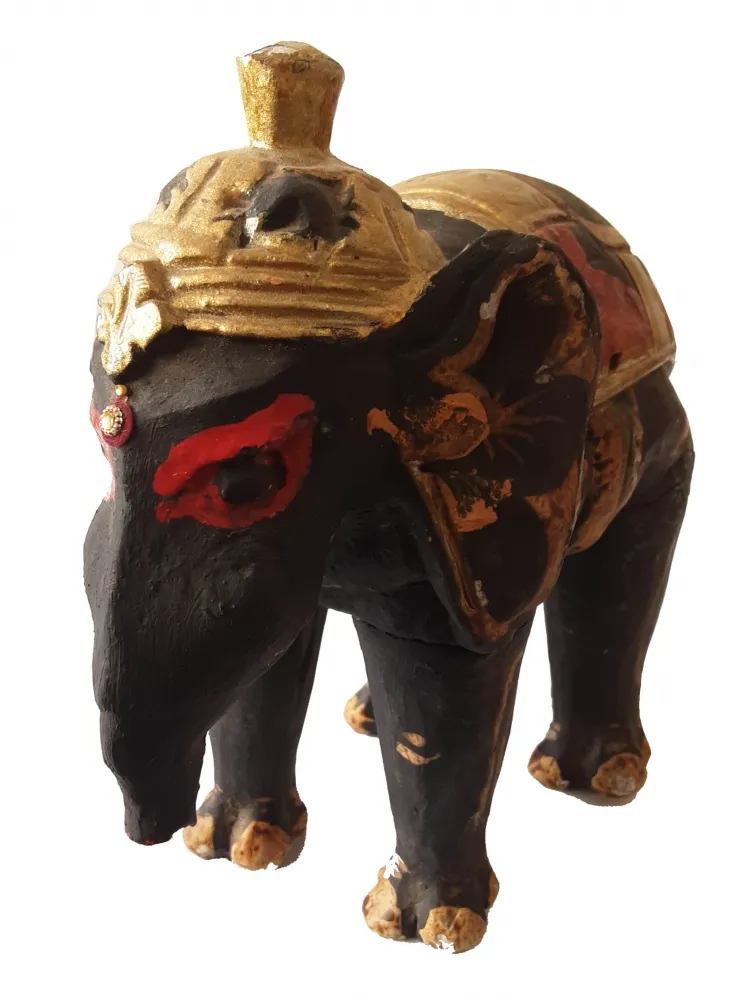 Elefante de Madeira - Pernas de encaixe