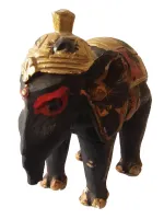 Elefante de Madeira - Pernas de encaixe