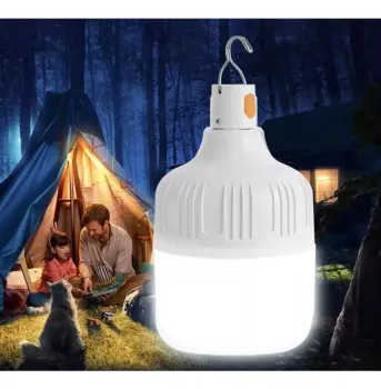 LAMPADA LED LUZ RECARREGAVEL PORTATIL EMERGÊNCIA CAMPING USB DP-7814