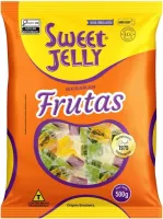 Balas De Algas Marinhas Sweet Jelly Sabor Frutas 500g 