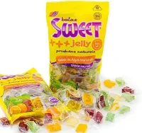 Balas De Algas Marinhas Sweet Jelly Sabor Frutas 500g  - Foto 3