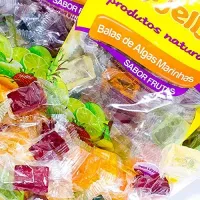 Balas De Algas Marinhas Sweet Jelly Sabor Frutas 500g  - Foto 5