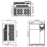 Inversor De Frequência trifásico Weg CFW500E39P0T4DB20G2 25cv 380v 39a - 15577211 - Foto 8