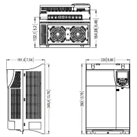Inversor De Frequência trifásico Weg CFW500E39P0T4DB20G2 30cv 380v 45a - 15577211 - Foto 8