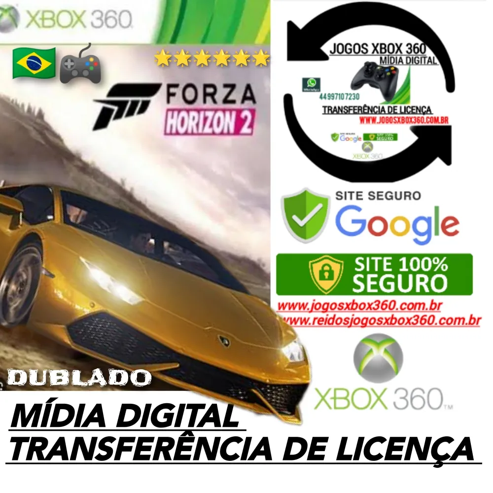 Forza Horizon 2 Xbox 360 Cheats Geld Jogos Xbox 360 transferência de Licença Mídia Digital - FORZA HORIZON 2