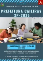 Apostila Caieiras 2025 Cirurgião Dentista