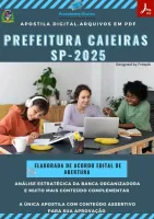 Apostila Caieiras SP Coordenador Pedagógico 2025