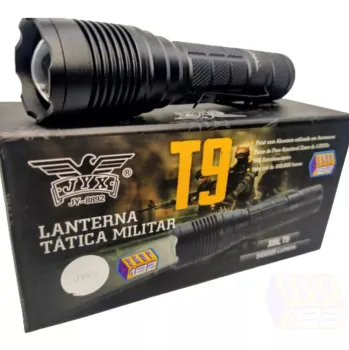 LANTERNA LED ULTRA POTENTE RECARREGAVEL T9 JY-8892