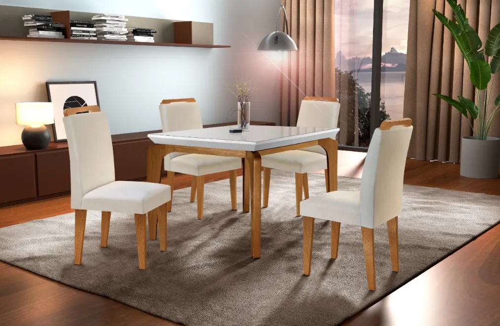 Mesa Angelina/londrina 120x80 Somente mesa tot Imagem