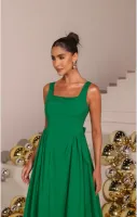 VESTIDO LONGUETE LAÇO  COSTAS VERDE  - Foto 3