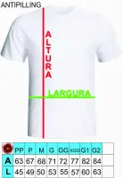  CAMISETA BRANCA ESPECIAL ADULTO TRADICIONAL PARA SUBLIMAÇÃO - Foto 2
