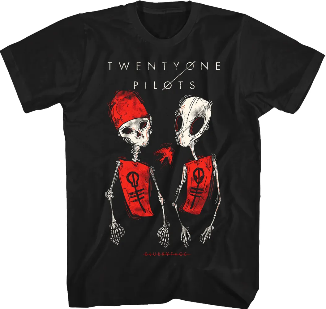 CAMISETA TWENTY ONE PILOTS BLURRYFACE Imagem