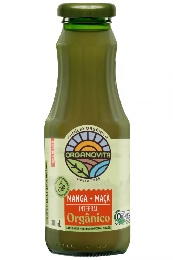ORGANOVITA SUCO MANGA/MACA ORG 300ML UN