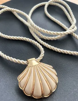 CINTO/COLAR CONCHA - EFEITO 2 EM 1  - Foto 2