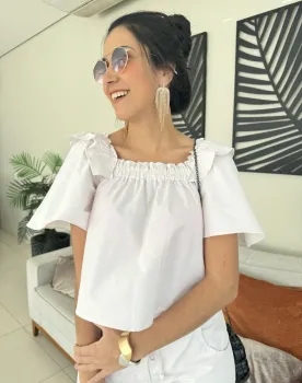 BATA SOLARE OFF WHITE (TAMANHO P/M)