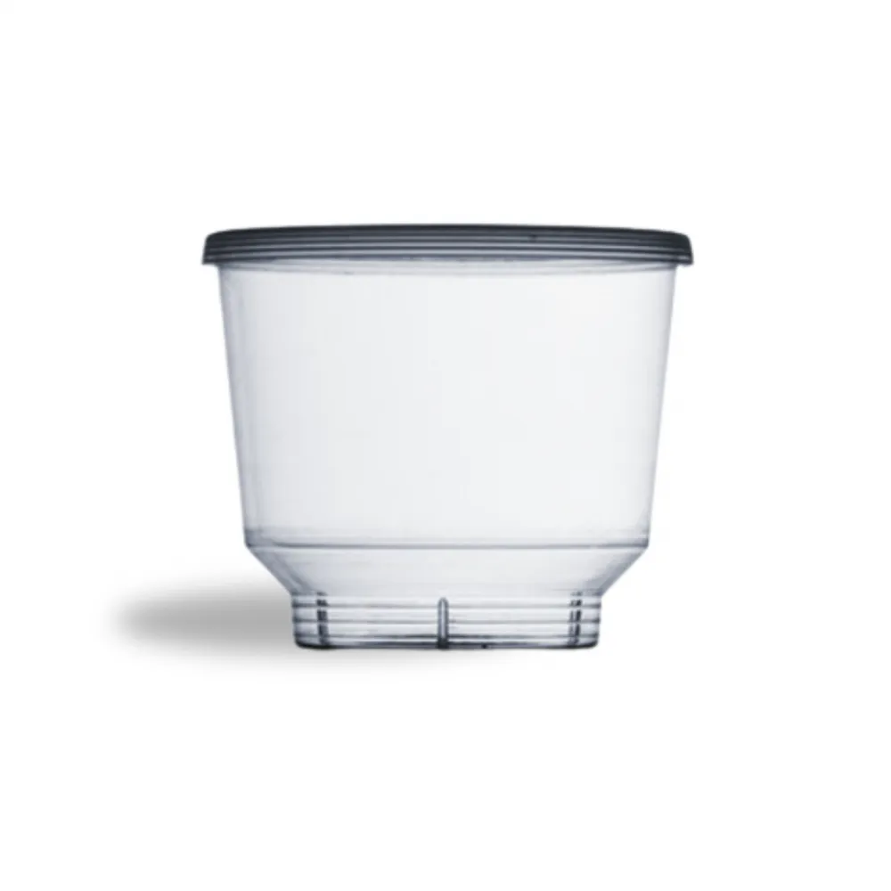 Copo  Cristal 110ml com Tampa  c/10