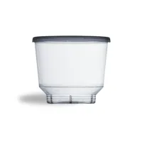 Copo  Cristal 110ml com Tampa  c/10