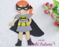 G1.805  Gabarito de Moldes  em MDF  Menina Heroína 2 - Foto 3