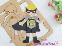 G1.810  Gabarito de Moldes  em MDF  Menino Herói 2