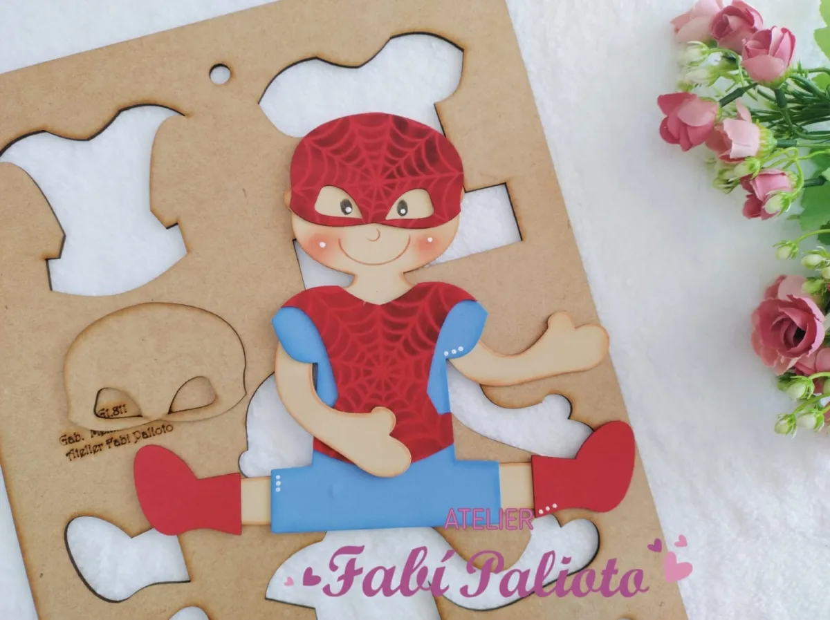 G1.811  Gabarito de Moldes  em MDF  Menino Herói 3