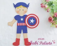 G1.813  Gabarito de Moldes  em MDF  Menino Herói 5 - Foto 3