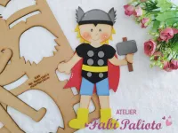 KIT34  Gabarito de Moldes  em MDF  Kit Meninos Heróis - Foto 4