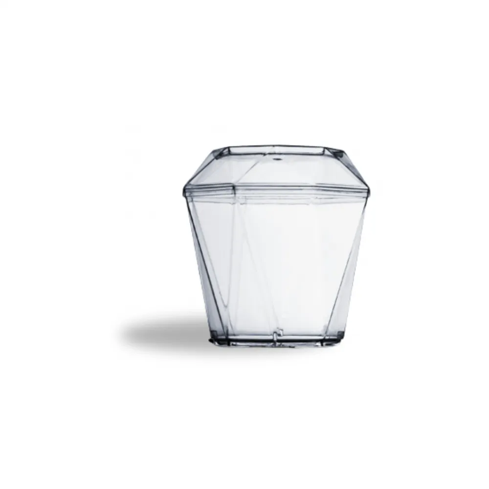 Copo  Cristal Diamante 180ml com Tampa  c/10