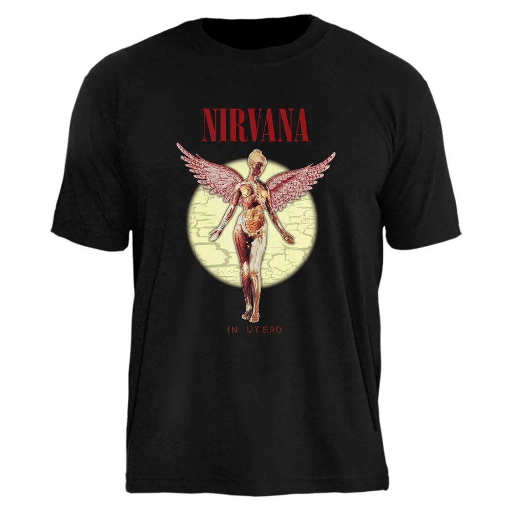 CAMISETA PLUS SIZE NIRVANA IN UTERO Imagem