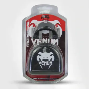 PROTETOR BUCAL VENUM PROFISSIONAL COMBAT-PRETO/ NATURAL/BRANCO