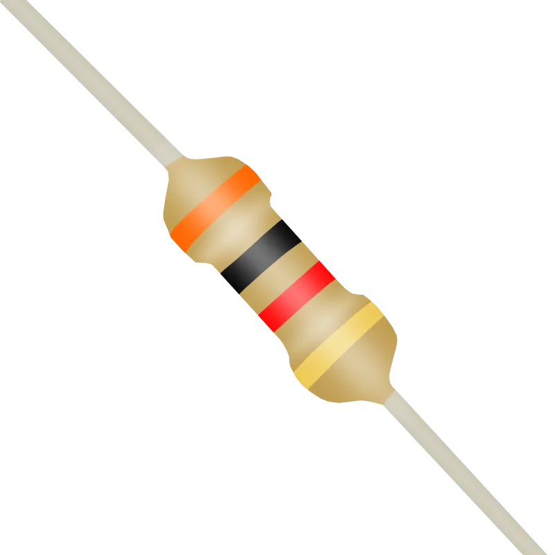 RESISTOR 3K 1/4 5% FIO