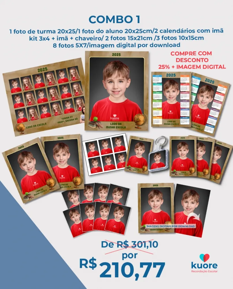 COMBO 1 - DESCONTO DE 35% + IMAGEM DIGITAL