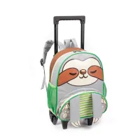Mochila Escolar baby  Animais Bichinhos 3d Rodinha E Alça - Foto 4