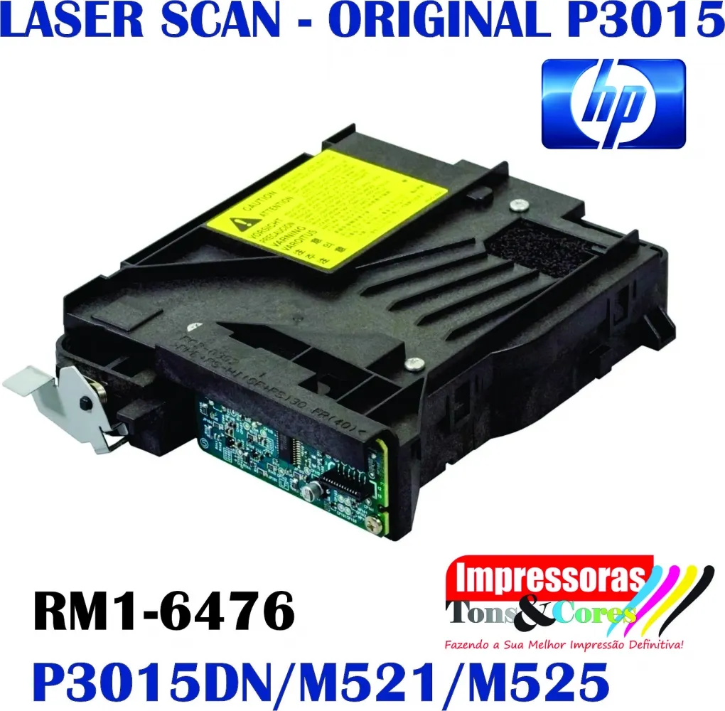 Unidade do Laser HP LJ P3015 / M521/ M525 RM1-6476