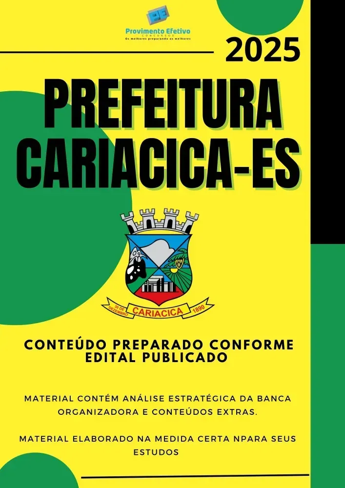 Apostila Pref Cariacica ES Educador Social 2025 Imagem