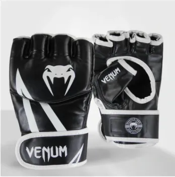 LUVA VENUM MMA CHALLENGER EVO - BLACK/WHITE-P/M