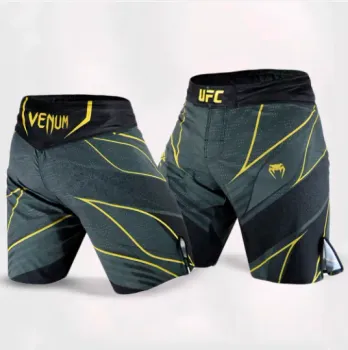 SHORTS LONG FIT UFC VENUM OFICIAL FIGHT NIGHT MEN’S – BLACK/GOLD -P