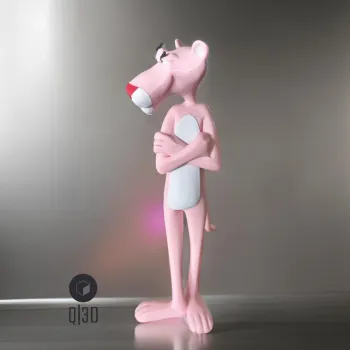 Boneco Pantera Cor de Rosa - Foto 2