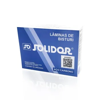 Lâmina de Bisturi Cirúrgica Descartável Estéril – Solidor - Foto 2