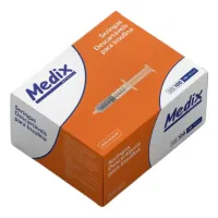 Seringa bico Liso (Slip) 01 ml MEDIX - Foto 2