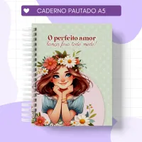 Caderno Pautado A5 – O Perfeito Amor - Luminous — imagem principal