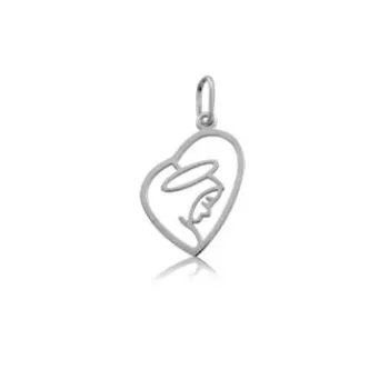 Pingente de prata Nossa Senhora- 250982