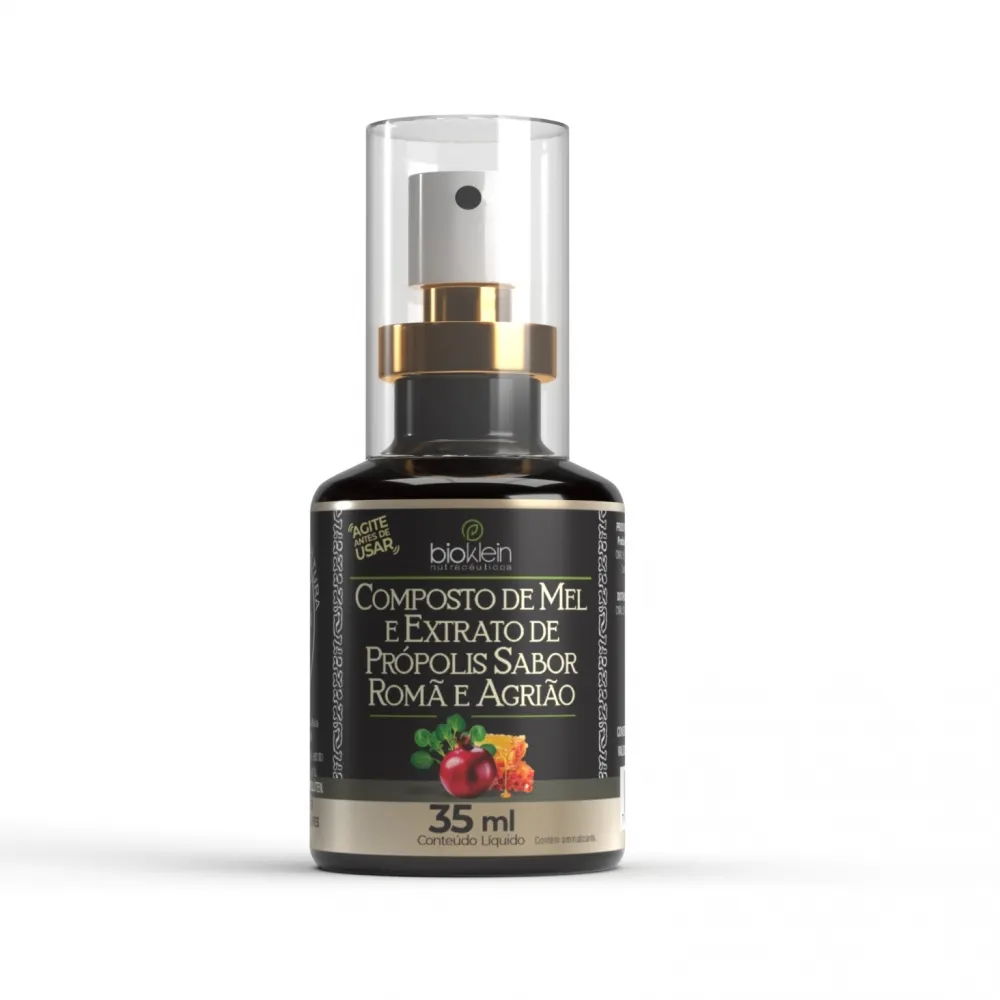 Mel e Extrato de Própolis Sabor Romã e Agrião – 30ml