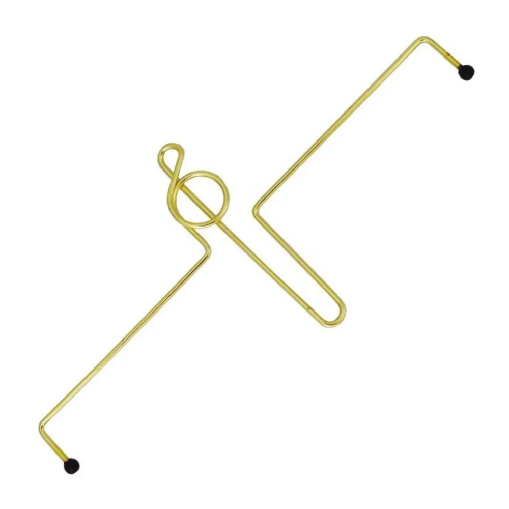 PRENDEDOR DE PARTITURA PAGANINI CLAVE DE SOL DOURADO