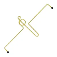 PRENDEDOR DE PARTITURA PAGANINI CLAVE DE SOL DOURADO