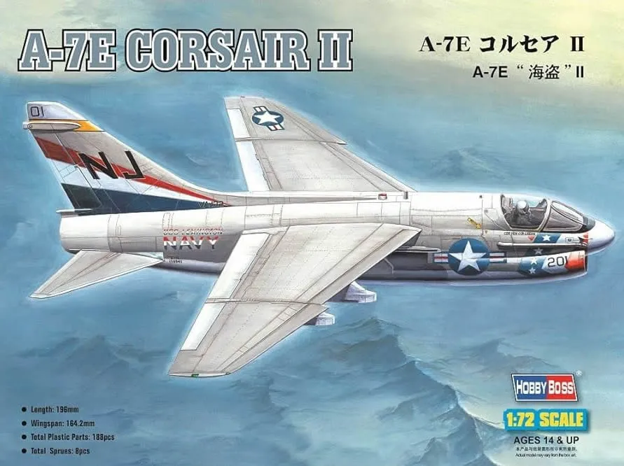 Avião A-7 E Corsair II Kit Hobby Boss 1/72 Imagem
