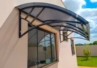 Toldo Fixo de Policarbonato Med 1,2x1